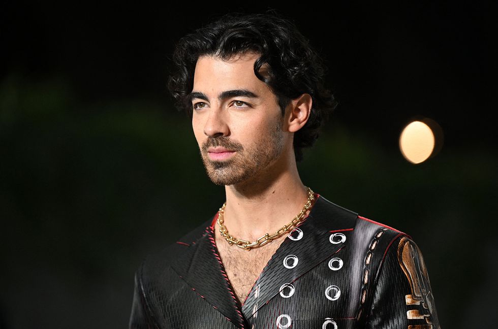 Joe Jonas Dressed Up as Flo From Progressive for Halloween