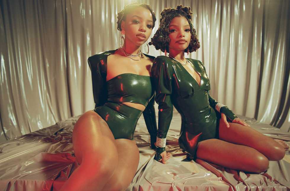 See Chloe & Halle Bailey Reunite With Mentor Beyonce at Wearable Art Gala