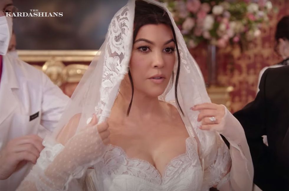 Kourtney Kardashian Tries on Her Wedding Dress for First Time in ‘The Kardashians’ Season 2 Trailer: Watch