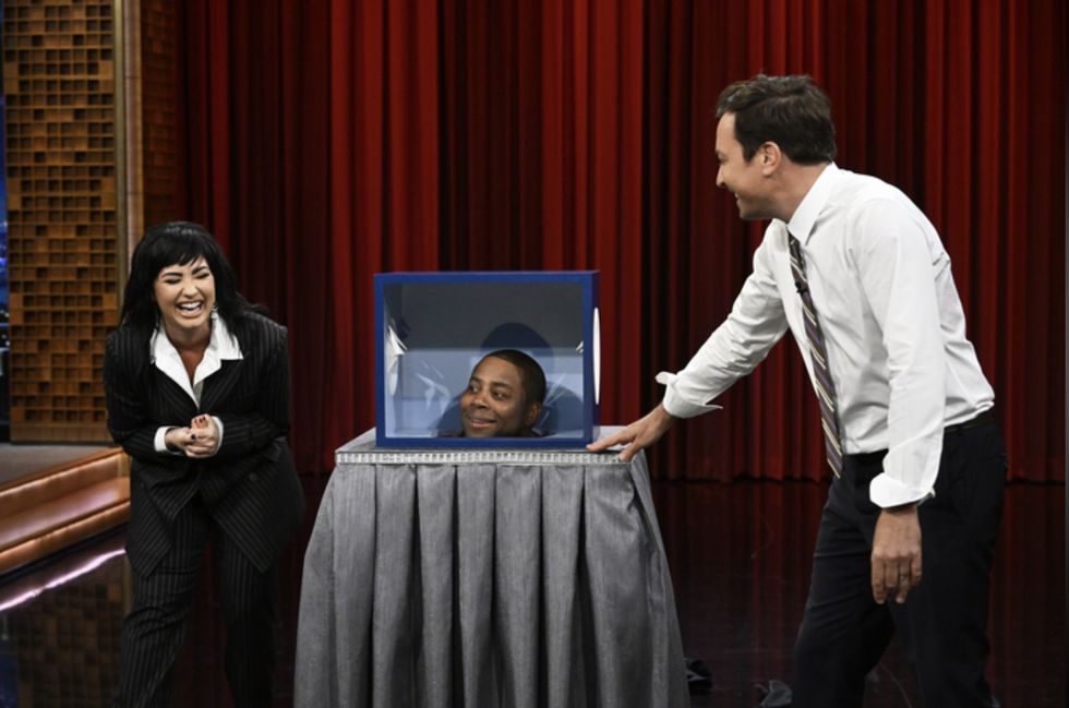 Demi Lovato Cracks Jokes as Co-Host on ‘Tonight Show’: Watch