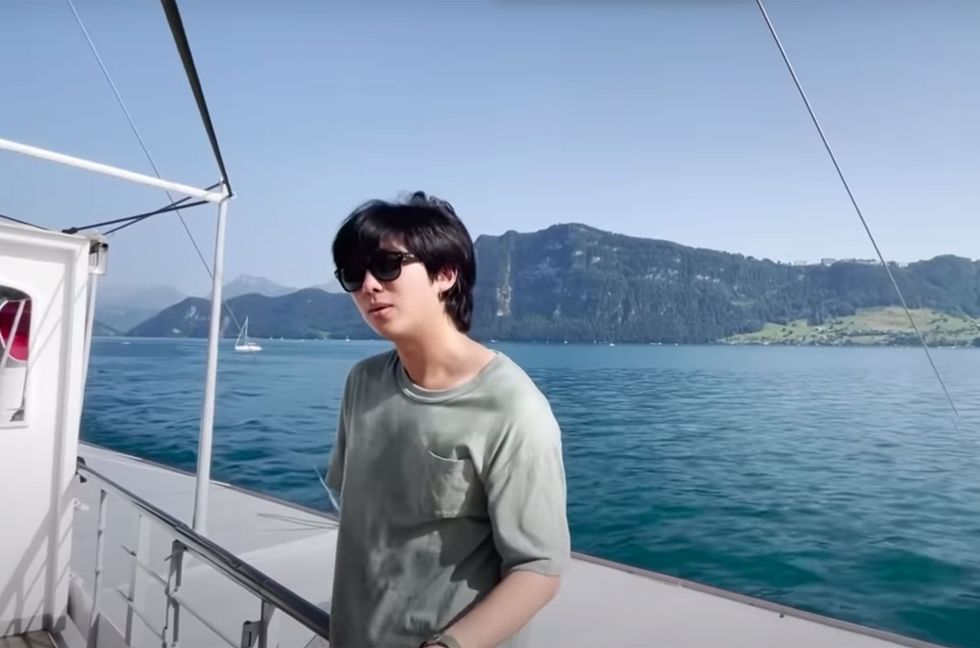 RM Shouts Out Chris Martin on Trip to Switzerland