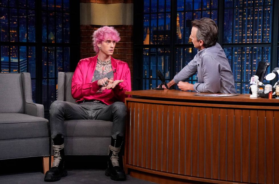 Here’s Why Machine Gun Kelly Smashed a Champagne Glass on His Face
