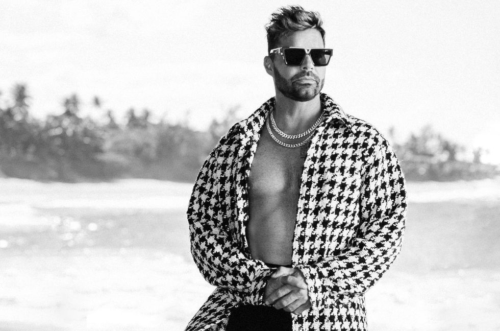 Ricky Martin Offers a Sneak Peek of New Music Video & Gets a Visit From Teen Son on Set: See Pics