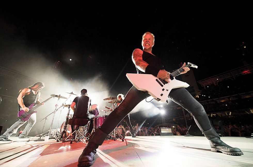 Metallica’s James Hetfield Checks In on Fan Who Gave Birth at Brazil Concert