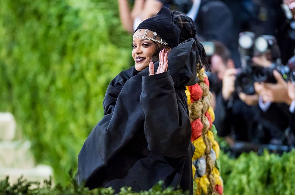 Pregnant Rihanna Skipped the Met Gala, But She Was Honored With a Greek Goddess Statue in Her Likeness