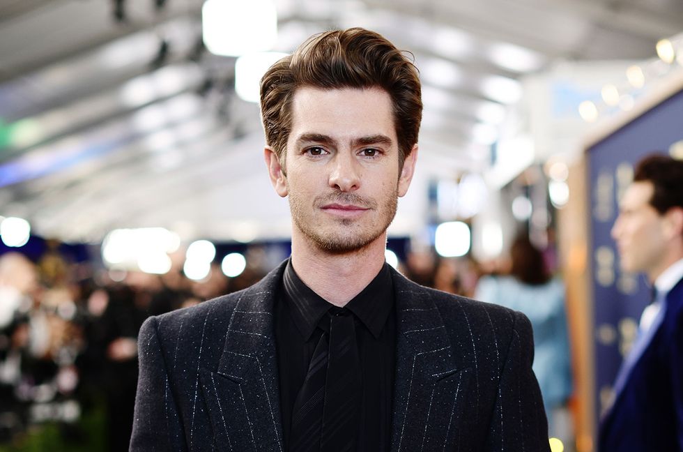 Andrew Garfield’s SAG Awards Suit Was Inspired by The Beatles’ ‘Get Back ‘Doc