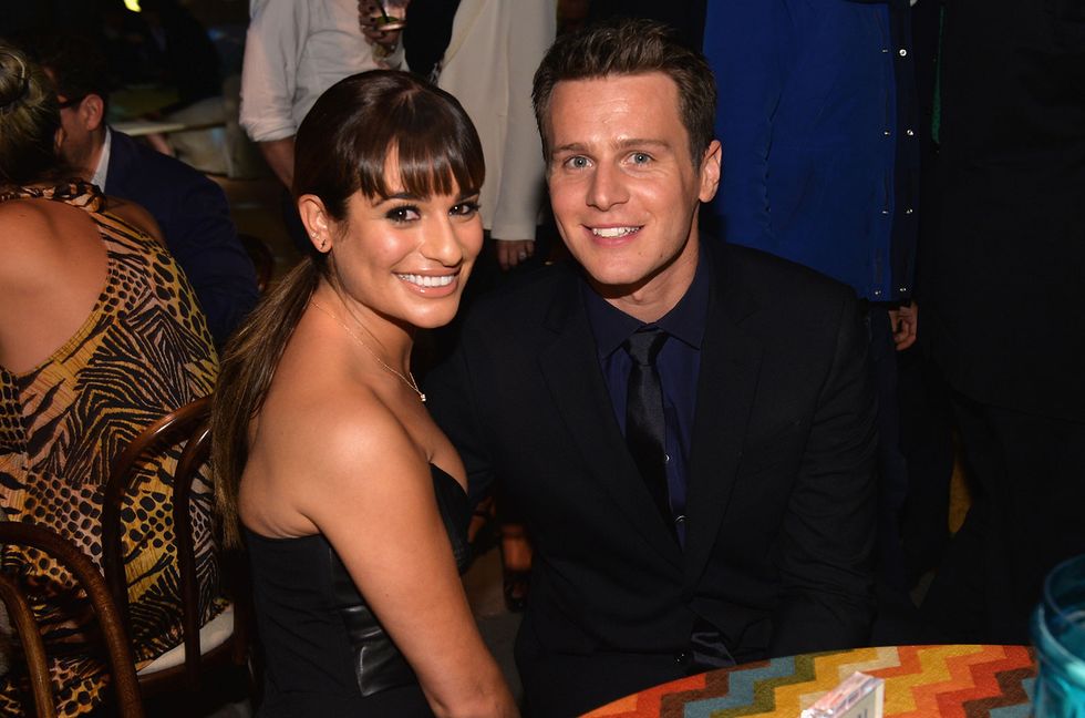Lea Michele Offers to Be a Surrogate for ‘Spring Awakening’ Co-Star Jonathan Groff: ‘I’ll Carry Your Baby’