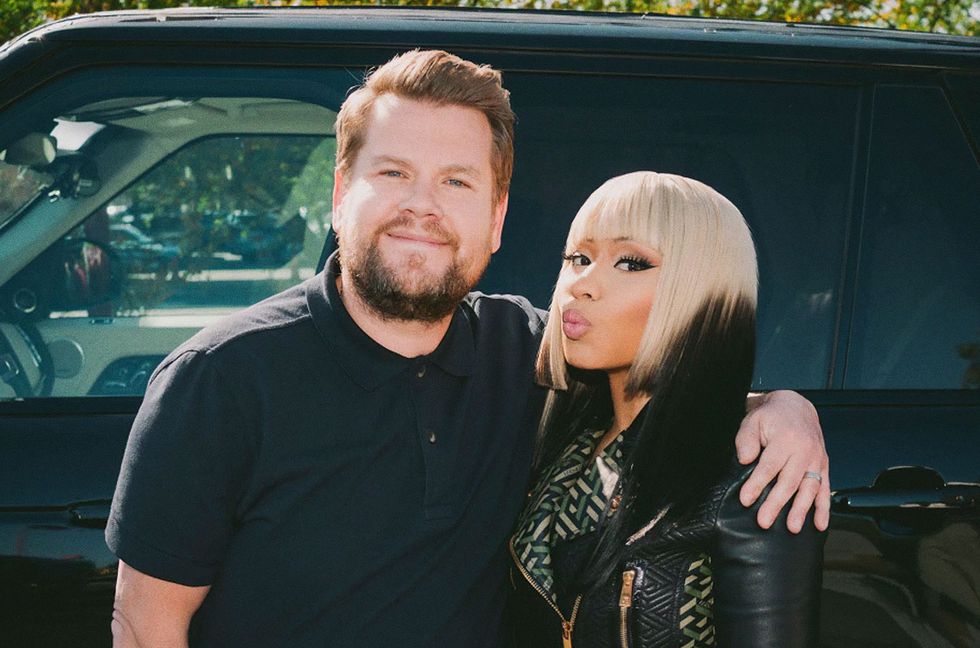 Nicki Minaj Makes ‘Carpool Karaoke’ Debut, Raps ‘Monster’ Just Like Adele Did: Watch