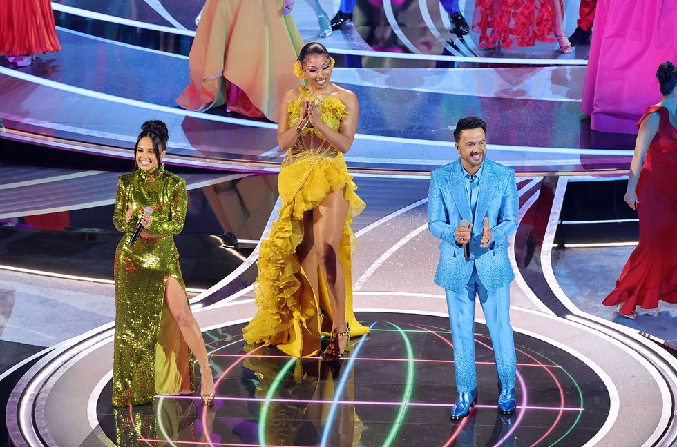 Megan Thee Stallion Brings the Fire to ‘We Don’t Talk About Bruno’ at 2022 Oscars