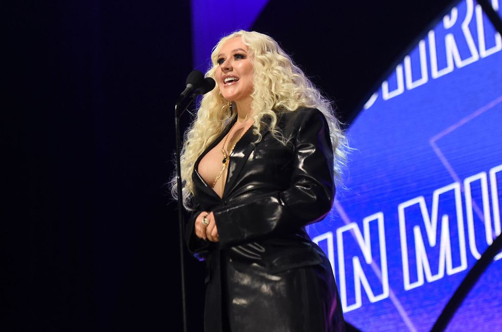 Christina Aguilera Shouts Out Artist Behind Her New NFT Cover at 2022 Billboard Women In Music