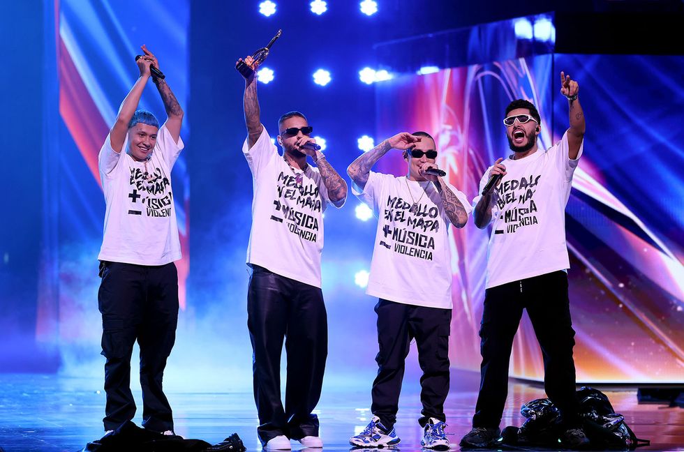Maluma, Blessd & Kapla Y Miky Speak Out Against Violence in Colombia During Premio Lo Nuestro Performance