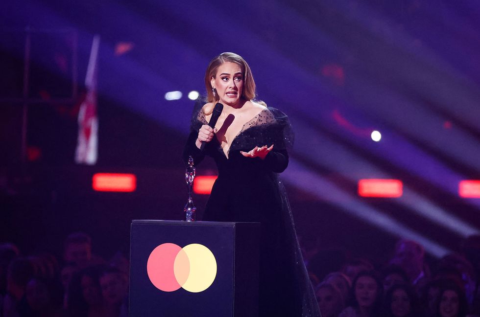 Adele Tearfully Thanks Son & Ex-Husband While Accepting Album of the Year at 2022 Brit Awards