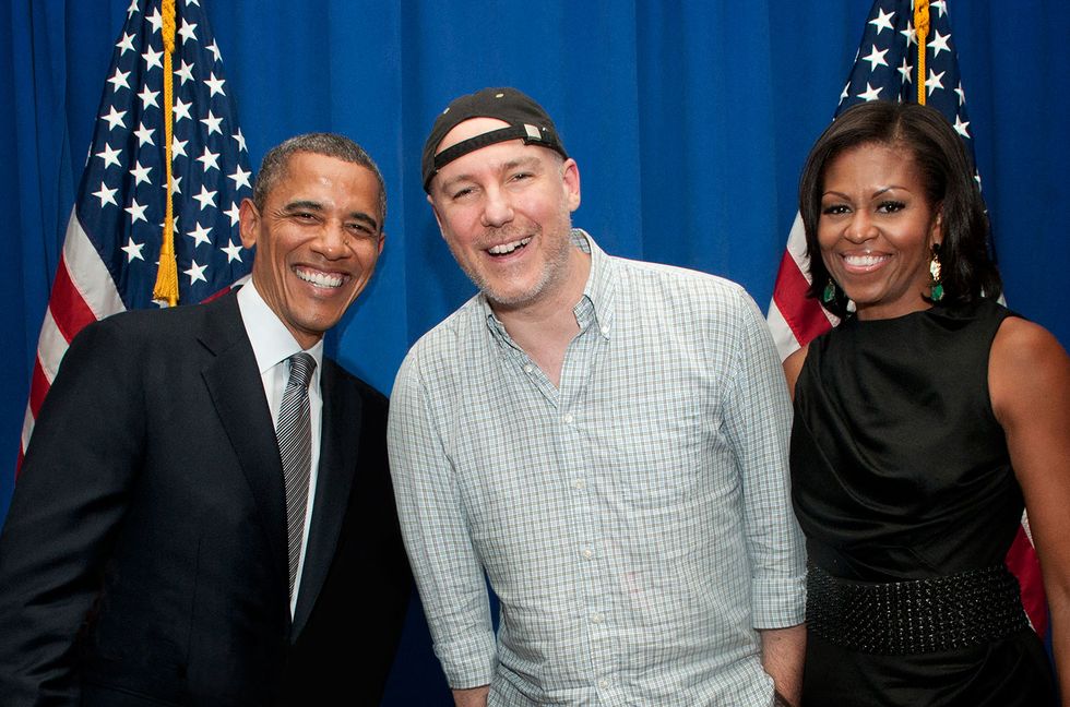 The New Radicals’ Gregg Alexander Signing ‘You Get What You Give’ Vinyl for Michelle Obama’s Voter Campaign: Exclusive