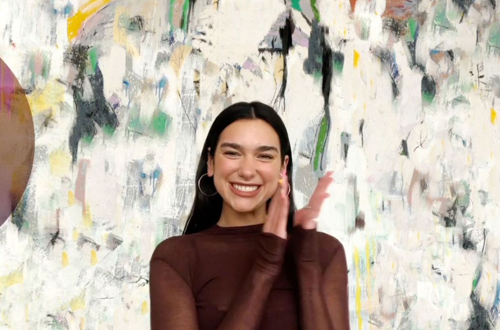 Dua Lipa Presents Award & Promotes New Podcast at 2022 iHeartRadio Podcast Awards