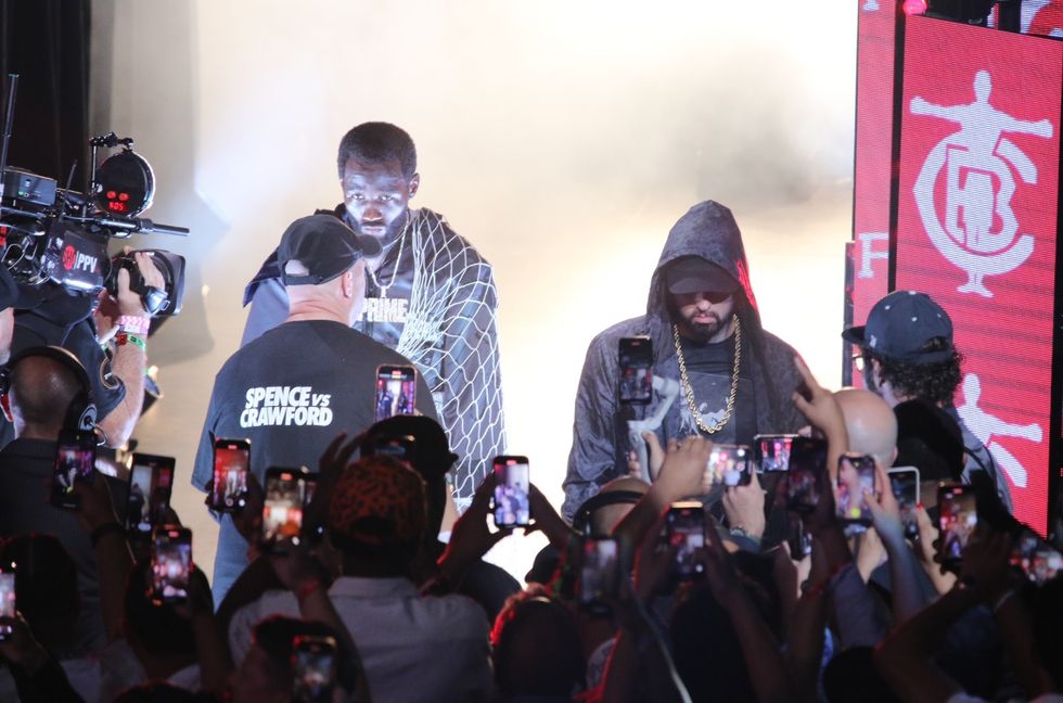 Eminem Joins Boxer Terence Crawford for Epic ‘Lose Yourself’ Ring Walk at Las Vegas Fight: Watch