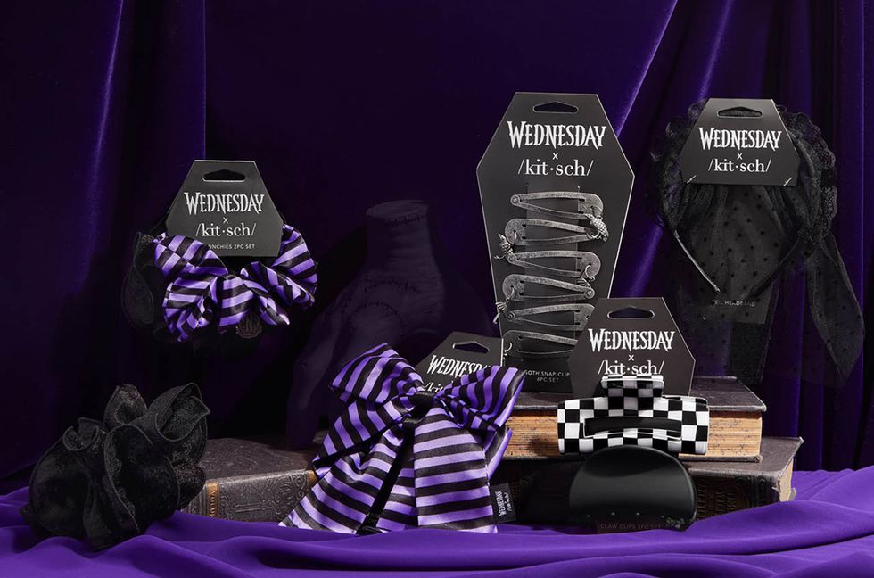 Embrace Your ‘Inner Wednesday Addams’ With This Scary Good Hair Collection From Kitsch