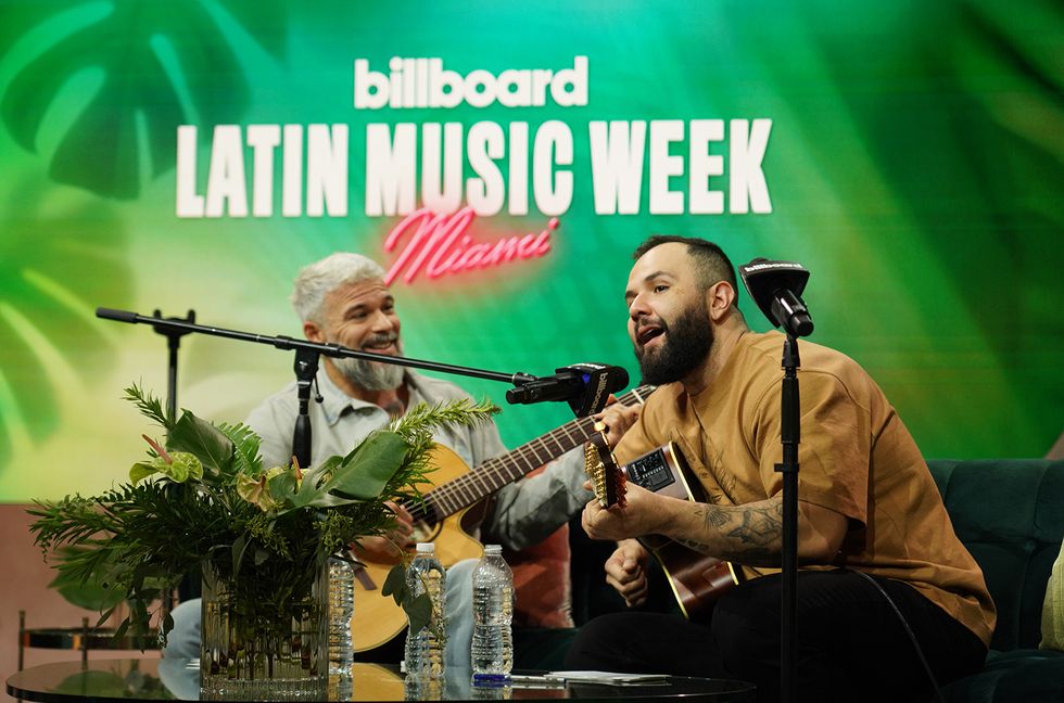 Carin León & Pedro Capó Create a Beautiful Ballad at Latin Music Week 2023’s Making the Hit Live Panel