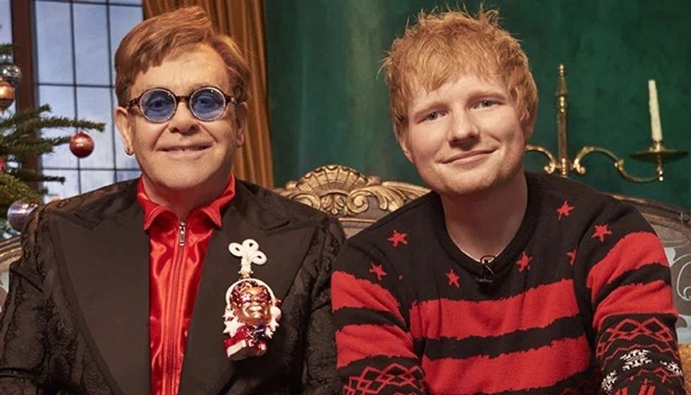 Elton & Ed's 'Merry Christmas' Is This Week's Hot New Radio Hit