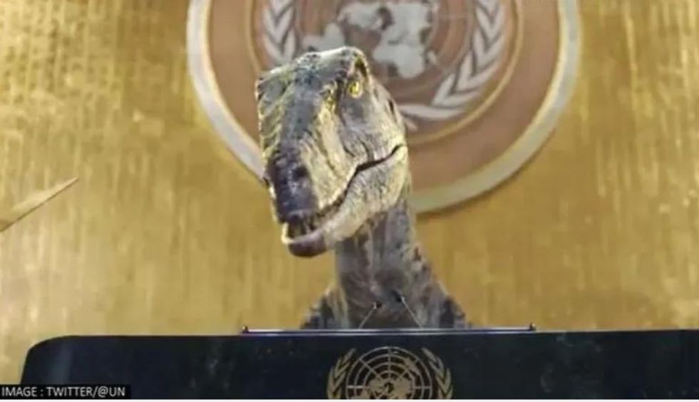 Jack Black’s Dinosaur Crashes UN Environment Summit