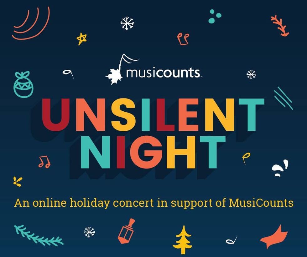 MusiCounts Announces A Virtual Holiday Concert
