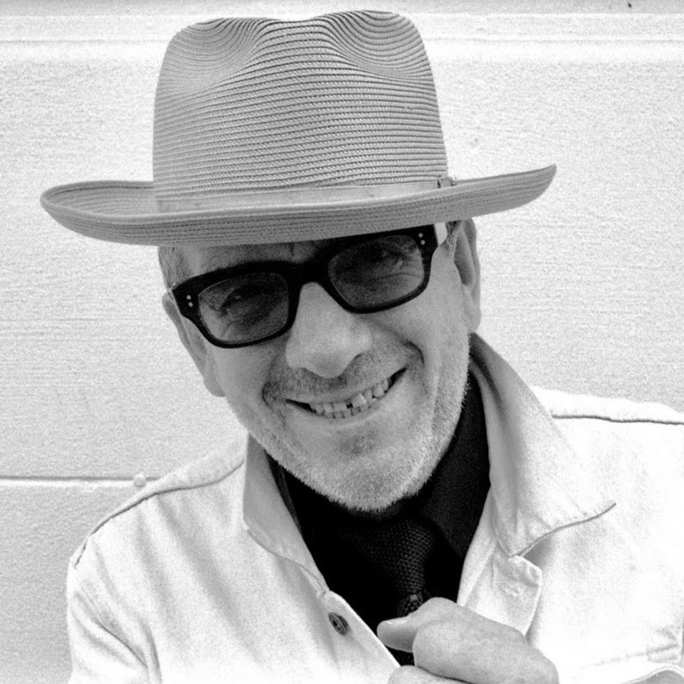Elvis Costello: Newspaper Pane 