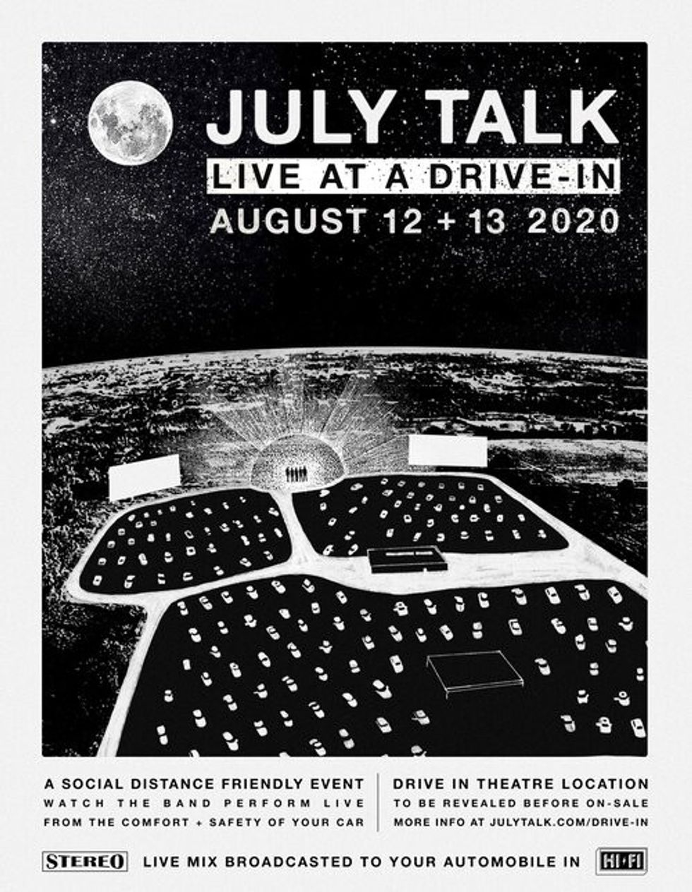 July Talk Announces August Drive-in Shows