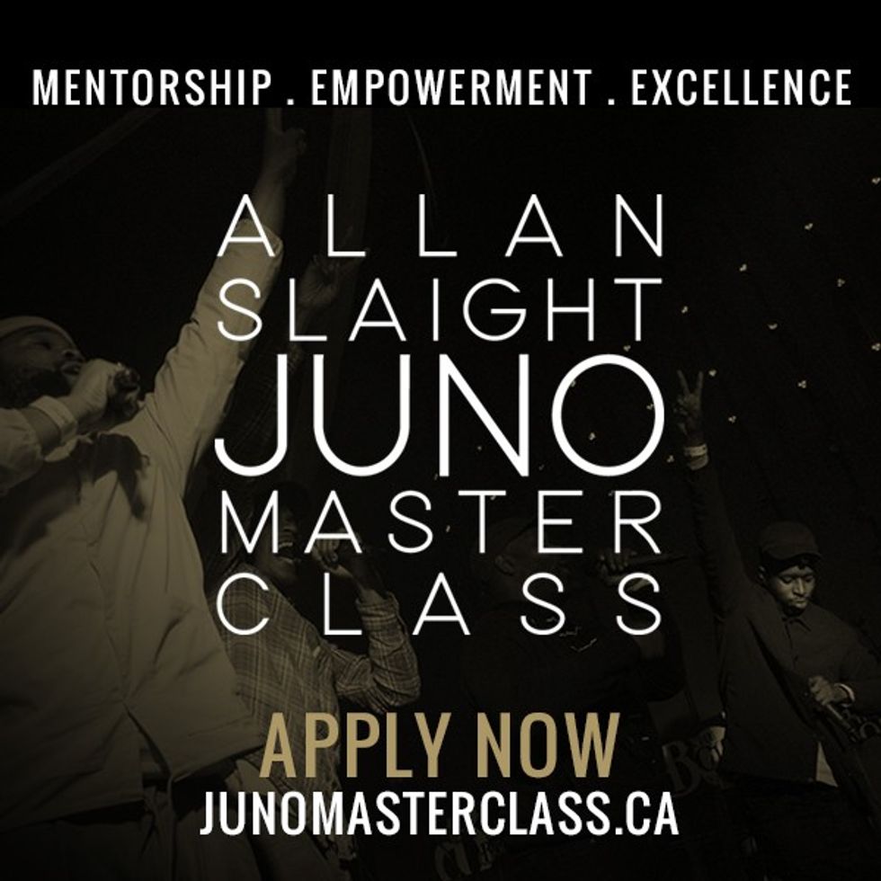 Submissions For The Allan Slaight Juno Master Class Open