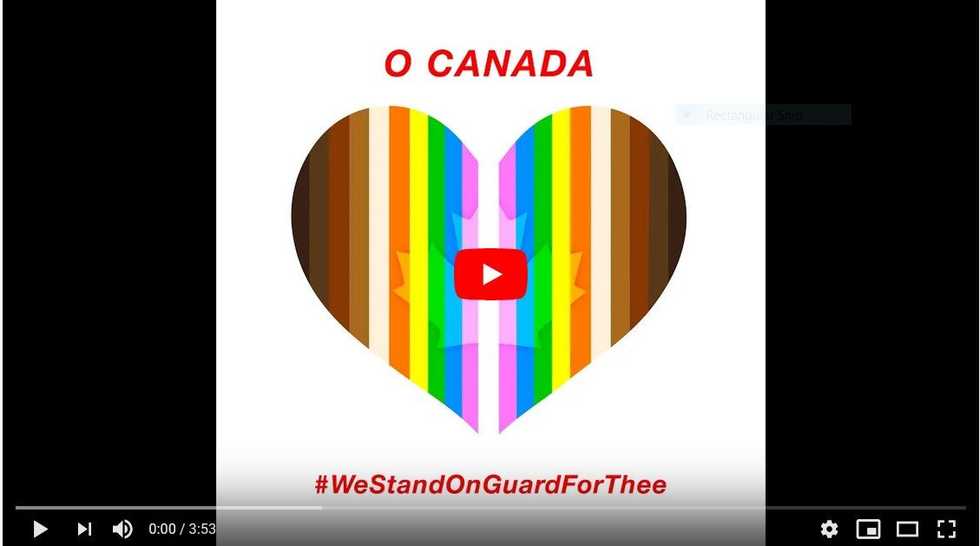 O Canada Performed With Pride & Colour