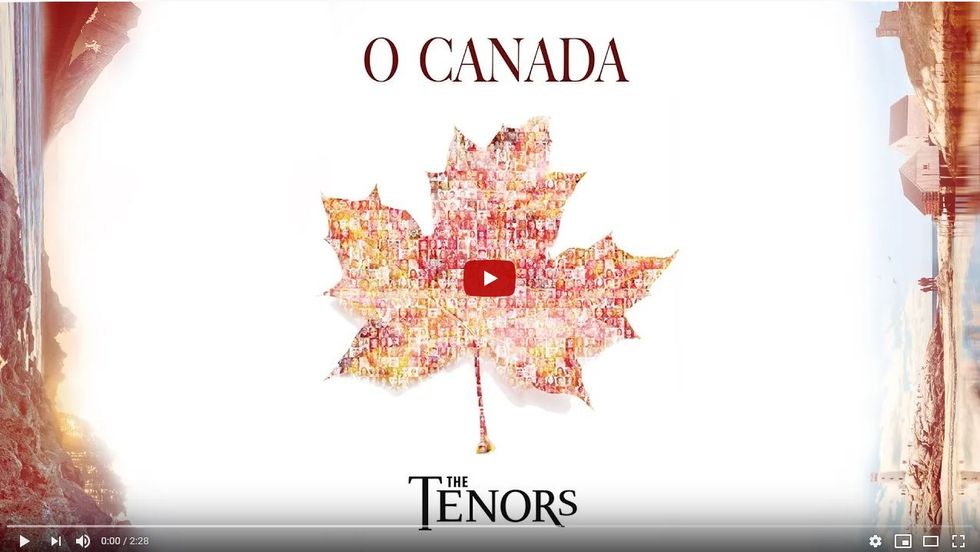 The Tenors' Great Big July 1 Message From Canadians For Canadians