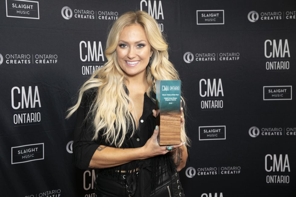 Meghan Patrick Triumphant At CMAOntario Awards