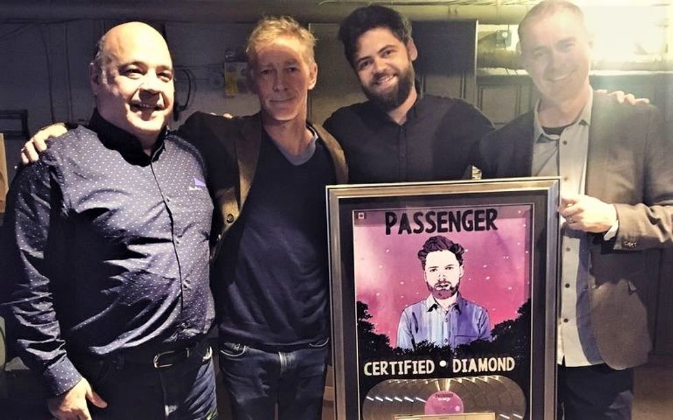 Nettwerk Toasts Passenger With Canadian Diamond Award