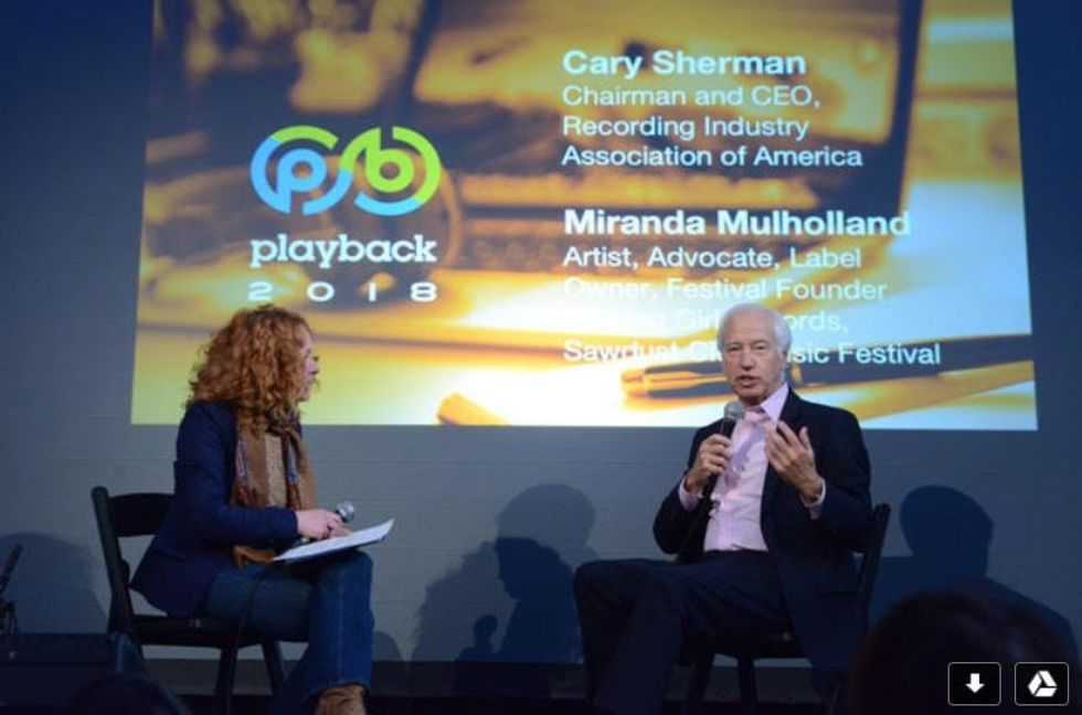 Miranda Mulholland Interviews RIAA Chair Cary Sherman