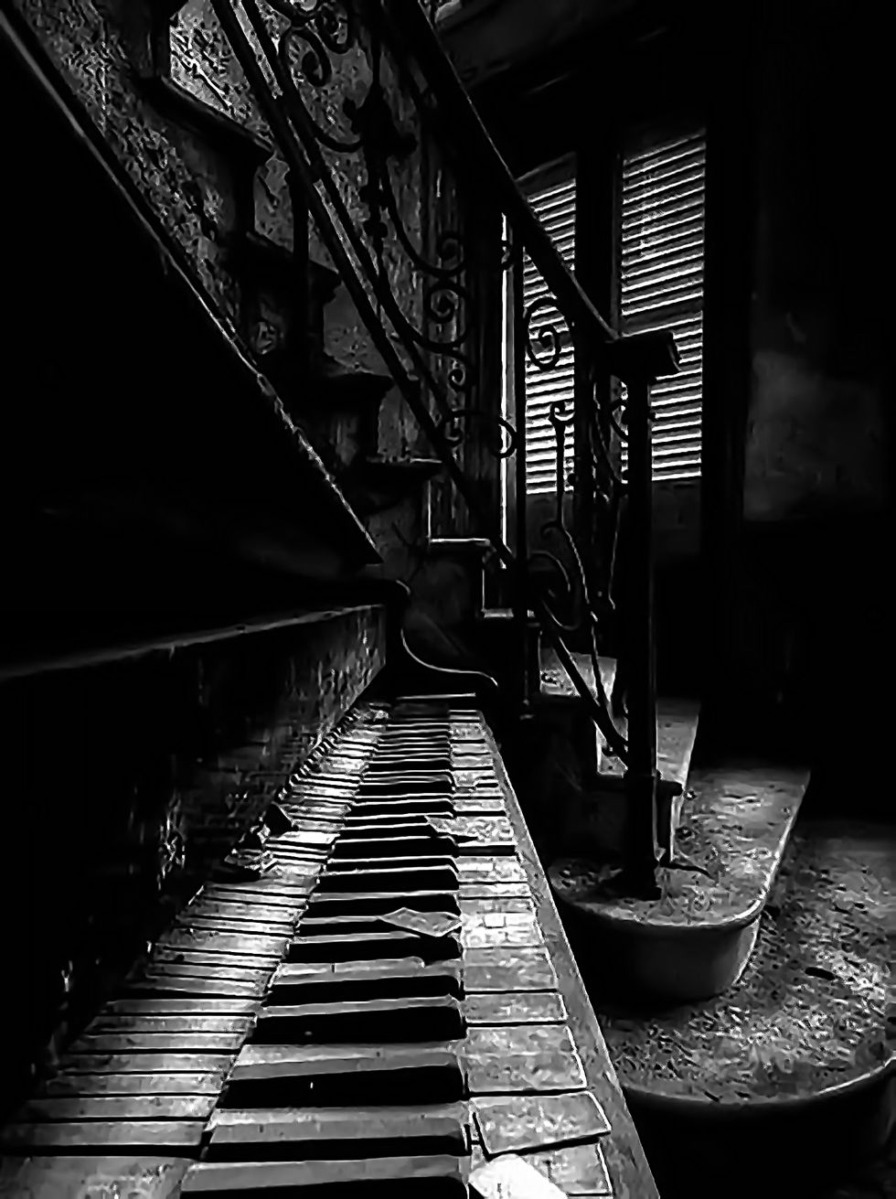 Ghost Man at the Player Piano