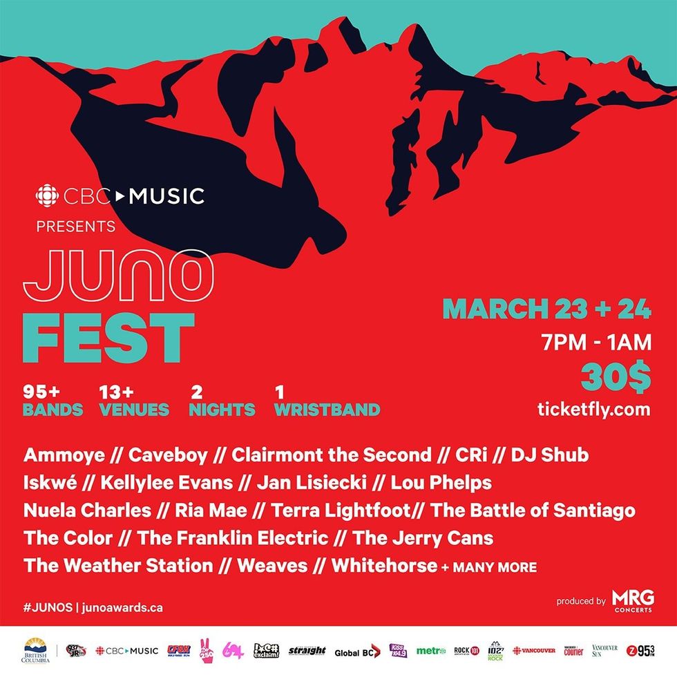 JunoFest Announces Vancouver Lineup