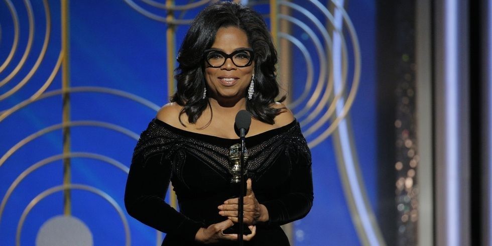 Oprah's Headlining Golden Globes Speech