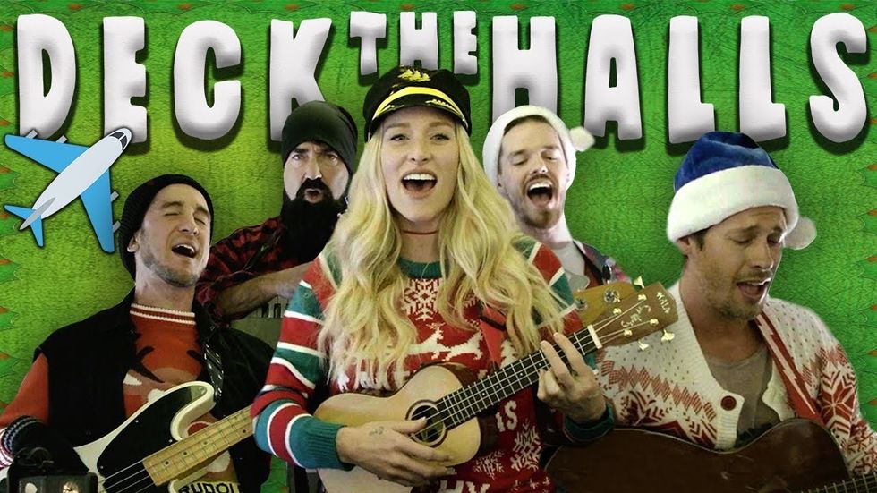 Walk Off The Earth Offers In-Flight Christmas Cheer