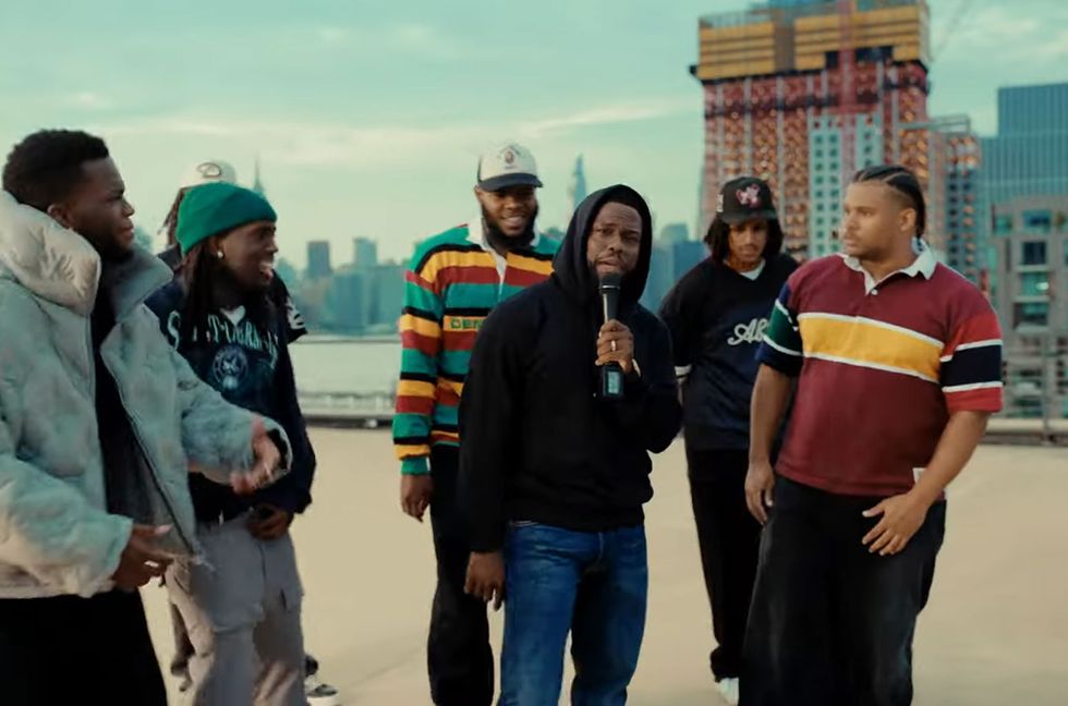 Watch Kevin Hart Quote ‘Not Like Us’ for Freestyle With Kai Cenat for AMP’s 2024 Freshman Cypher