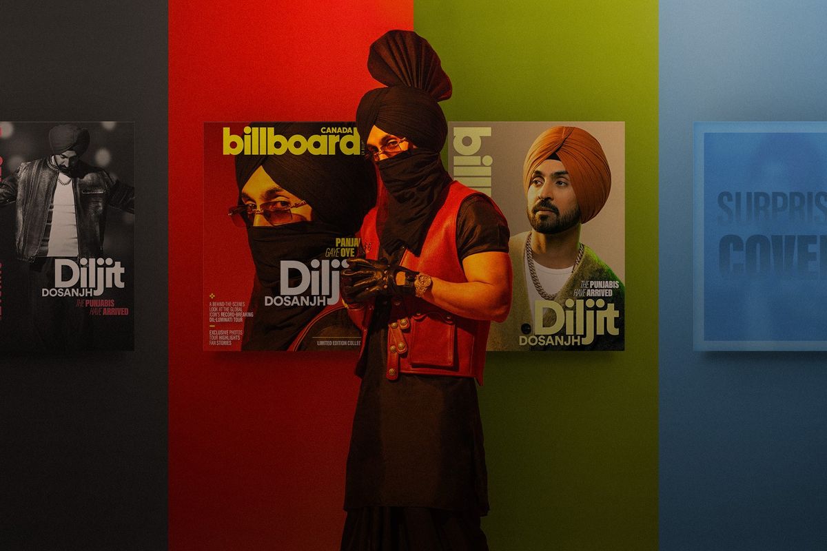 Diljit Dosanjh Will Make History as the First Artist on the Cover of Billboard Magazine in Canada