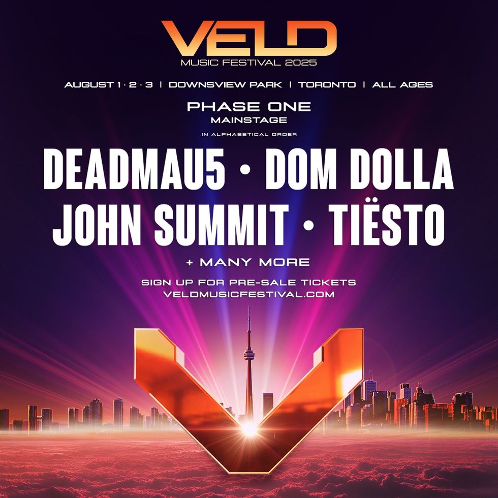 Deadmau5, Dom Dolla, Tiësto, John Summit Announced for VELD 2025 in