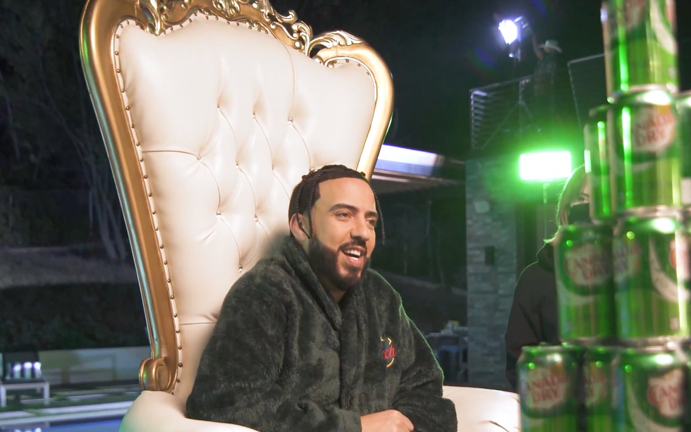 French Montana Takes Billboard Behind the Scenes of his “BIG COMFY” video shoot with Canada Dry Ginger Ale