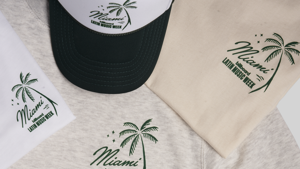 Billboard’s Miami-Inspired Latin Music Week Merch Capsule Just Dropped: Here’s Where to Find It Online
