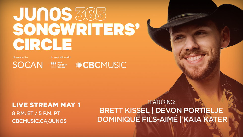 Junos 365 Songwriters’ Circle Launches May 1