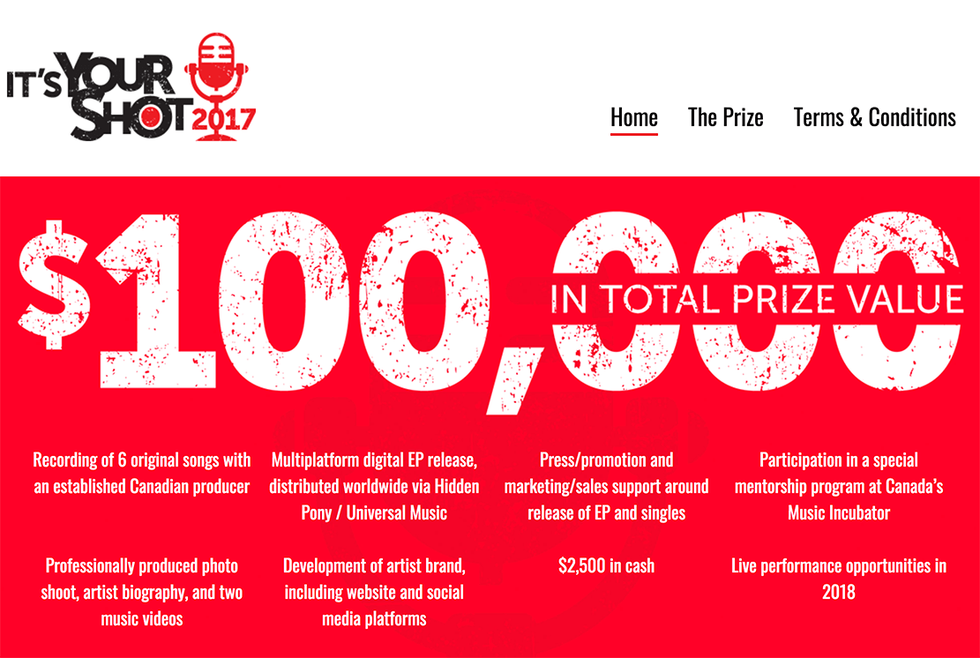Deadline Looming For $100K It's Your Shot Song Contest