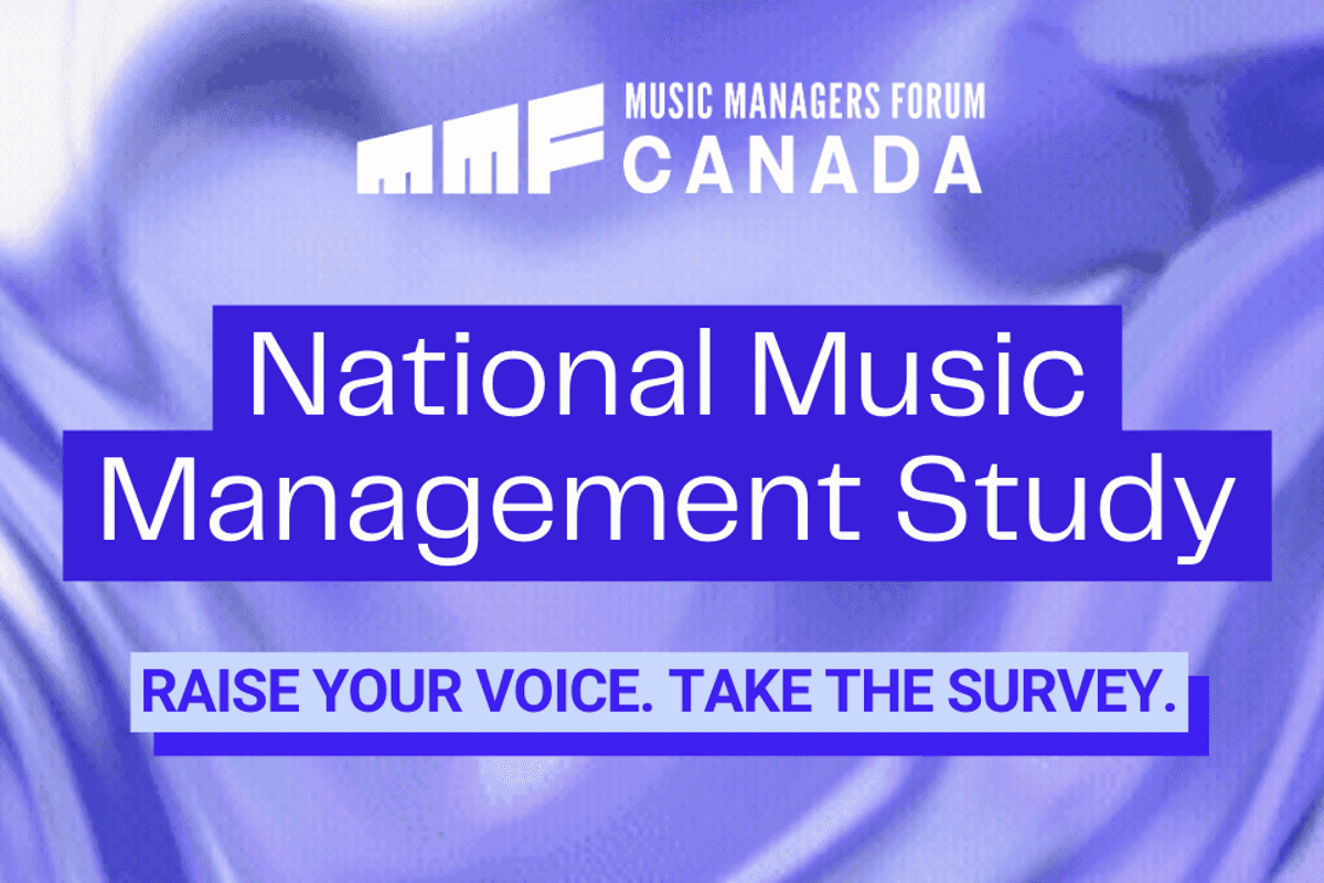 Music Managers Forum Launches the First-Ever National Music Managers Study in Canada