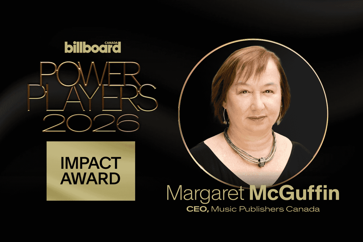 Margaret McGuffin to Receive The Impact Award at Billboard Canada Power Players 2026
