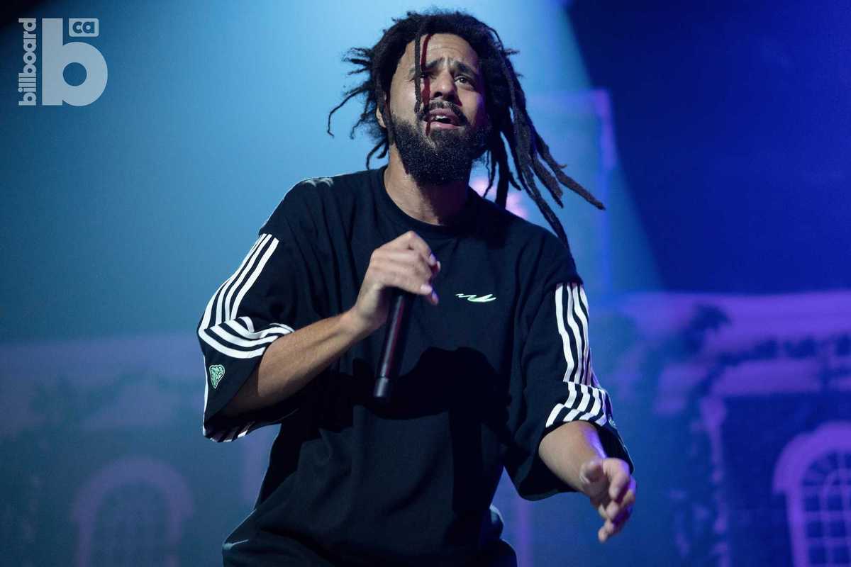 J. Cole at Scotiabank Arena in Toronto on July 27, 2026.