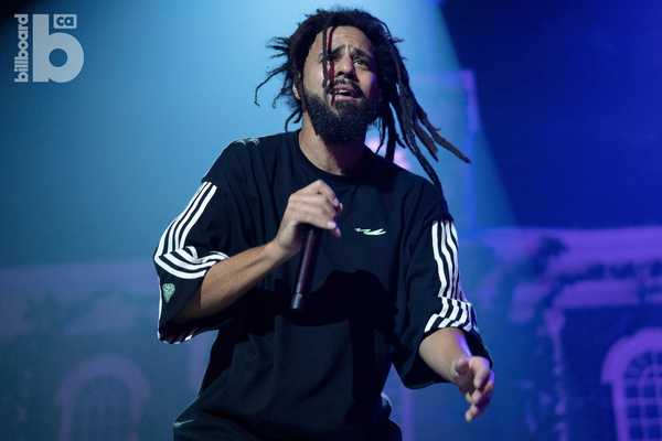J. Cole at Scotiabank Arena in Toronto on July 27, 2026.