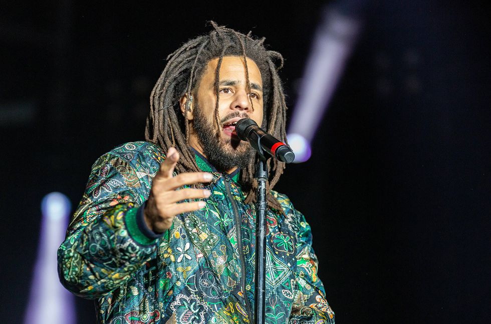 J Cole performs at the Day N Vegas Music Festival at the Las Vegas Festival Grounds on November 2, 2019 in Las Vegas, Nevada