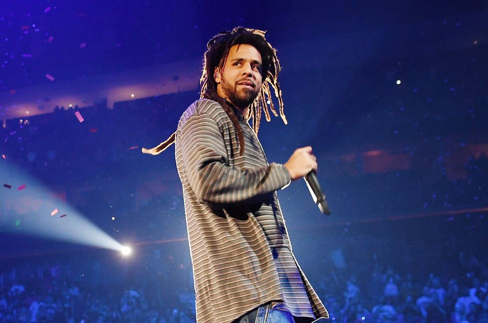 J. Cole performs onstage during the 2023 iHeartRadio Music Festival at T-Mobile Arena on Sept. 22, 2023 in Las Vegas, Nevada.