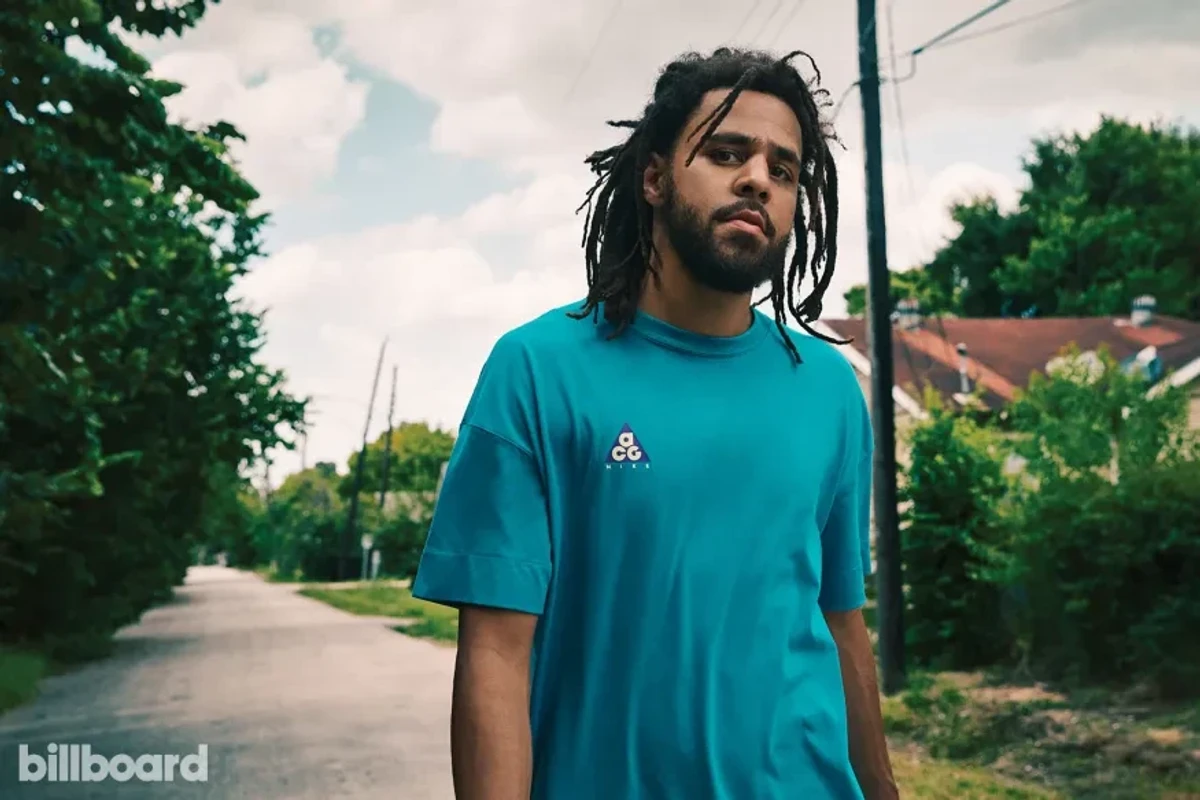 J. Cole photographed on Aug. 16, 2018 at The Silo in Houston for a Billboard cover shoot.